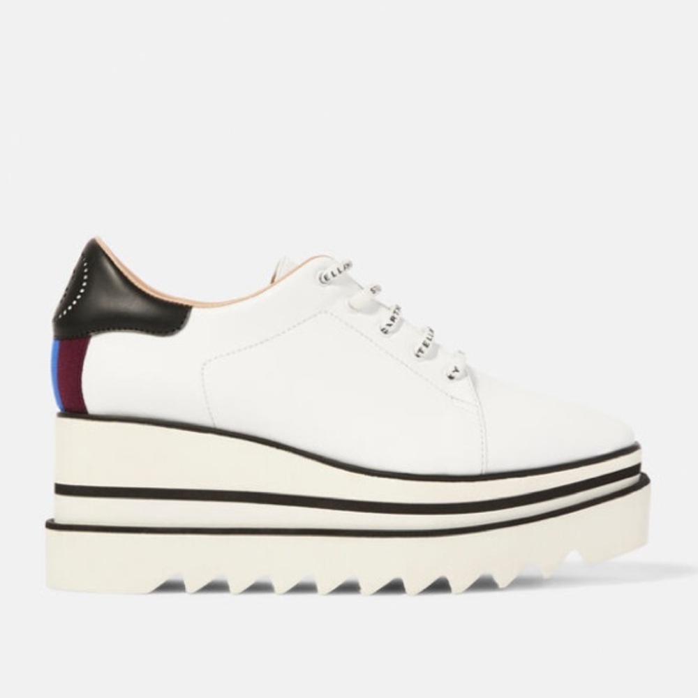 Stella McCartney White “Elyse” Sneakers - Picture 1 of 15